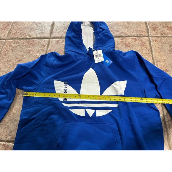 Adidas hoodie men’s 2xl blue new - Picture 4 of 5